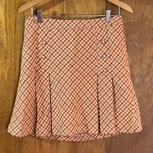 ORIGINAL PENGUIN By Munsingwear Orange Wool-Blend Skirt Sz 6